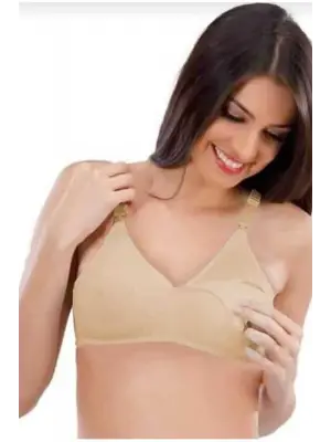 Omarı Yumuşak Penye Emzirme Sütyeni