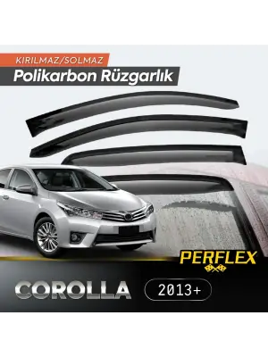 Perflex Polikarbon Kırılmaz Rüzgarlık V2 Mugen Toyota Corolla 2013+