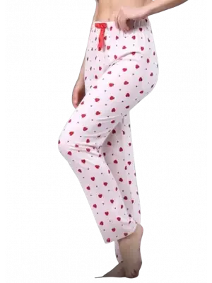 Trend Çilek Desenli Pijama Altı