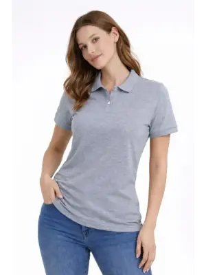 Modern Düğmeli Kısa Kol Tişört