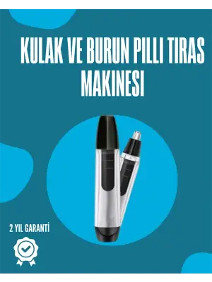 Pil İle Çalışan Kulak, Burun Ve Kaş Tımar Cihazı
