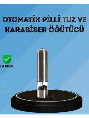 Pilli Baharat Değirmeni Karabiber Tuz Ve Baharat Öğütücü
