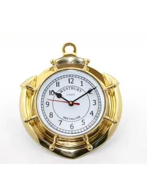 Pirinç Çapalı Duvar Saati