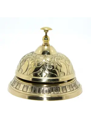 Pirinç Resepsiyon Çanı Model 1