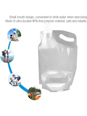 Plastik Kapaklı Su Torbası 1 Litre