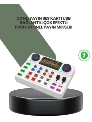Podcast Karaoke Ve Sosyal Medya Yayınları İçin Ses Kartı