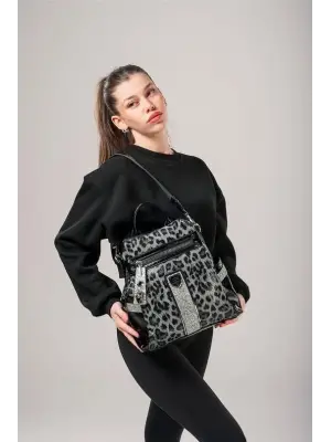 Poge Gri Cilt Kol Ve Sırt Çantası