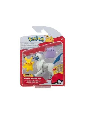 POK 95155-R Pokemon Battle 3Lü Figür Seti