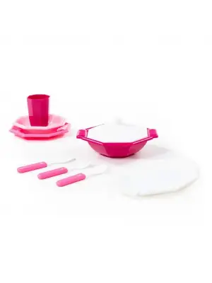 Omarı Vintage Tarzda 9 Parçalı Yemek Takımı