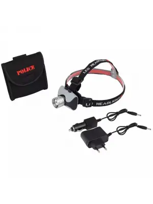 Police Ps-1813 Cree Q5 Led Led Zoomlu Şarjlı Kafa Feneri