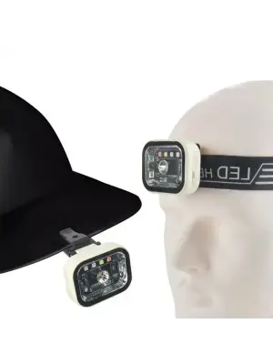 Police Ps-1979 Sensörlü Mıknatıslı Fonksiyonlu Çok Amaçlı Şapka Kafa Feneri