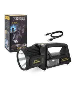 Police Ps-384 Şarjlı Güneş Enerjili Spot Fener