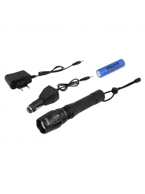 Police Ps-46 Xml6 Led 5 Kademeli Zoomlu Şarjlı El Feneri
