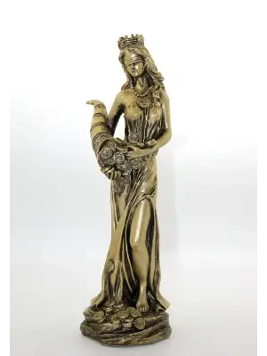 Polyester Bereket Tanrıçası Fortuna Figürü Model 1