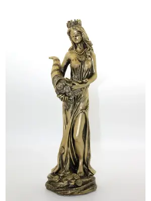 Polyester Bereket Tanrıçası Fortuna Figürü Model 1