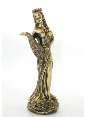 Polyester Bereket Tanrıçası Fortuna Figürü Model 2