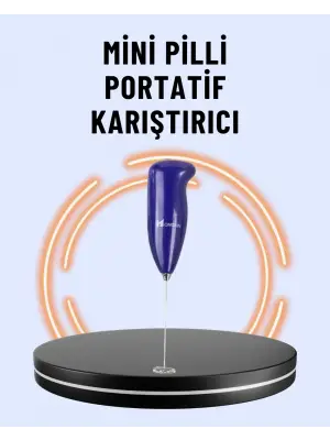 Portatif Kahve Köpürtücü – Latte, Cappuccino, Milkshake Ve Puding Yapıcı