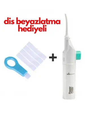 Power Floss Mekanik Diş Ve Ağız Temizleme Aleti Ve Diş Beyazlatma Seti