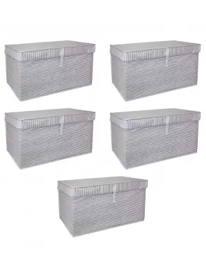 Omarı Çok Amaçlı Cırt Cırtlı Hurç Kutu Organizer - Mega Boyutlu, 5 Adet