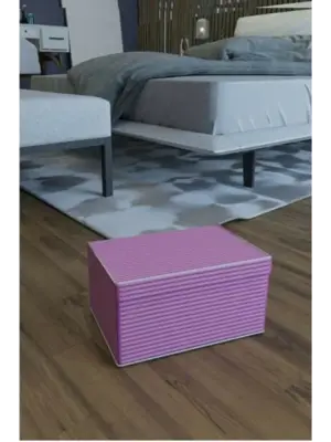 Omarı Çok Amaçlı Kutu Organizer Cırt Cırtlı Hurç 19x40x50cm (10 Adet)