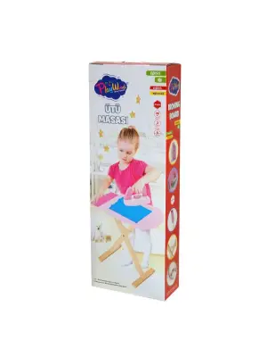 Omarı Modern Tasarımlı Ahşap Ütü Masası Seti