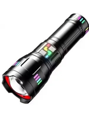 Pro F-3002 Alüminyum Tg Led Gece Şeritli Type-c Şarjlı El Feneri