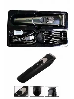Pro Şarjlı Saç Sakal Tıraş Makinesi Ense Kesme Makinesi Lazer Öncesi Kısaltma