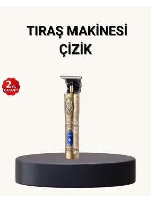 Profesyonel Kablosuz Tıraş Makinesi – 1-2 Saat Kesintisiz Kullanım