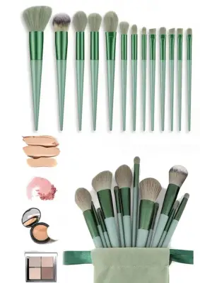 Profesyonel Makyaj Fırça Seti 13 Parça Yumuşak Kıllı Fırça Seti Far Fırçası