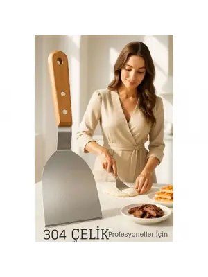 Profesyonel Mutfak Spatulası- Hamur Börek Et Spatulası Profesyonel Şef Kalitesi
