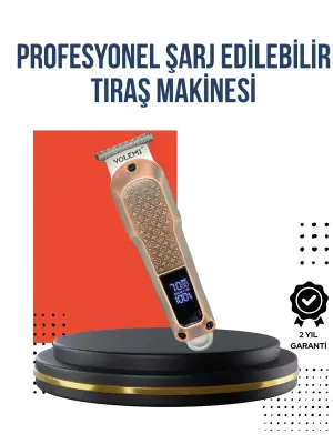 Profesyonel Saç Tıraş Makinesi – 7000rpm Güçlü Motor Ve 4 Kademeli Ayar