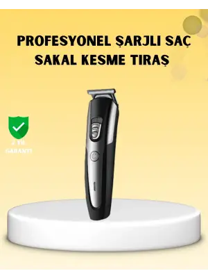 Profesyonel Saç Ve Sakal Kesme Tıraş Makinesi Kablosuz Ergonomik Tasarım