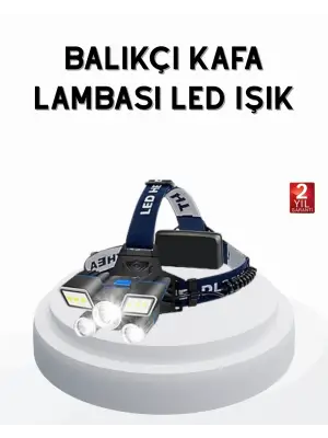 Profesyonel Şarjlı Led Far – Ipx5 Suya Dayanıklı, 4 Işık Modu, Hareket Sensörlü