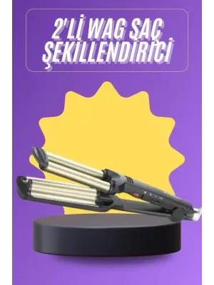 Profesyonel Seramik Kaplama Saç Şekillendirici Wag Maşa Isı Ayarlı