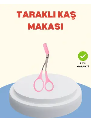 Profesyonel Taraklı Kaş Makası – Evde Ve Salon Kullanımına Uygun