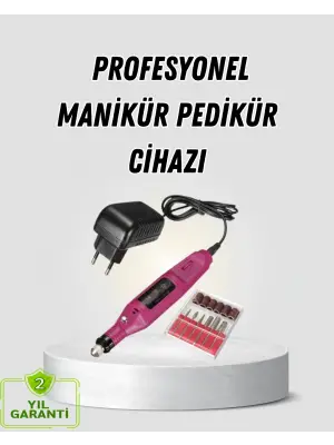 Profesyonel Tırnak Manikür Aleti – Şarjlı, Ayarlanabilir Hız, Düşük Titreşim Ve Sessiz Motor Teknolojisi