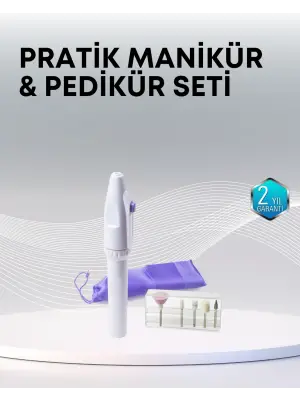 Profesyonel Tırnak Matkap Seti – Ayarlanabilir Hız, Düşük Gürültü Ve Kompakt Tasarım