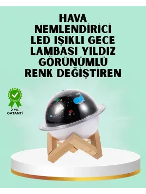 Projektör Işığı Bulunan Usb Bağlantılı Mini Aromaterapi Destekli Hava Nemlendirici