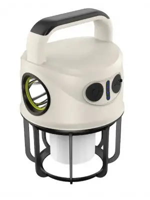 Ps-22025 Çift Işıklı Type-c Powerbank Özellikli Taşınabilir Şarj Edilebilir Kamp Lambası