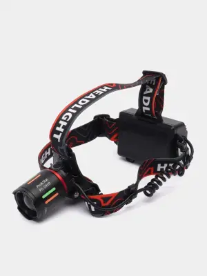 Ps-2910 Şarjlı Profesyonel Zoomlu Kamp Avcı Balıkçı Kafa Lambası Feneri