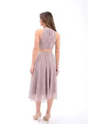 Omarı Şık Siyah Elbise - Trendy Tarzıyla Fark Yaratan