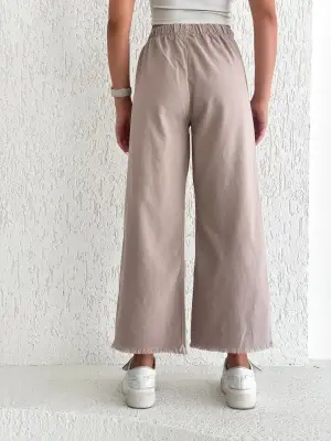 Omarı Püsküllü Palazzo Pantolon - Trendy Tarz ve Rahatlık