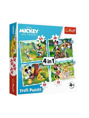 PUZZLE-34604 Disney 4IN1 Puzzle