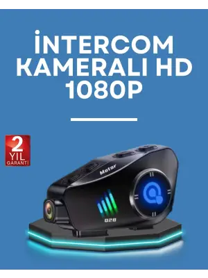 Q28 Kask Kulaklık 1080p Hd Kamera – Bluetooth 5.3, Su Geçirmez, Gürültü Azaltma
