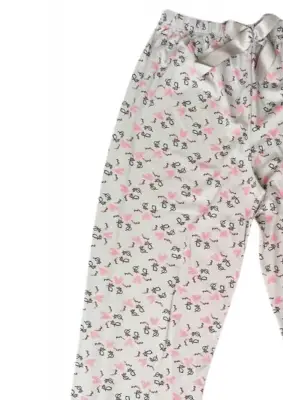 Omarı Mevsimlik Beli Lastikli Krem Pantolon