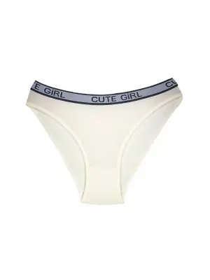 Omarı Pamuklu Kalın Lastik Kadın Slip Külot Seti