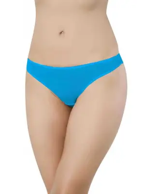 Omarı Çekici Leopar Desenli Likralı Kadın Slip Külot