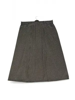 Omarı Likralı Uzun Anne Eteği - Beli Lastikli Pigment Penye Etek - Moda Şıklığı