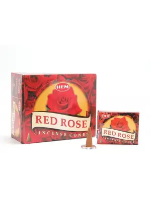 Red Rose Aromalı Konik Tütsü