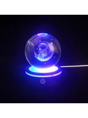 Renk Değiştiren Yeni Nesil Usb&039li Dönen Cam Küre